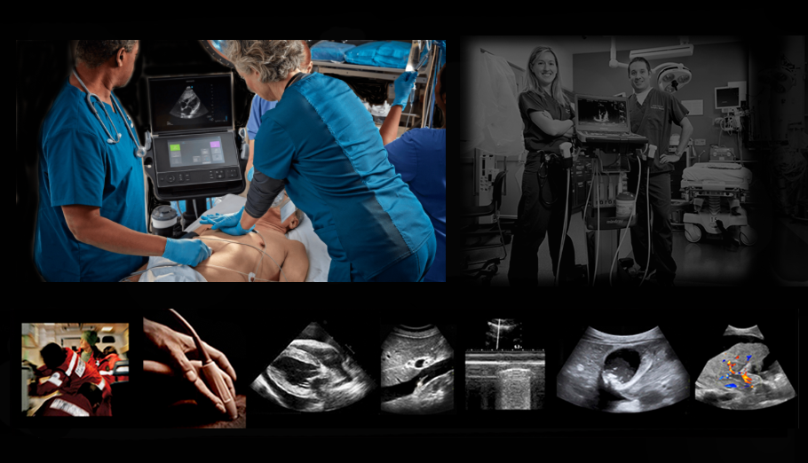 Hands-on emergency ultrasound training.